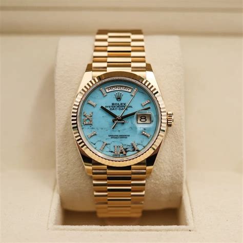 Rolex day date 36 turquoise